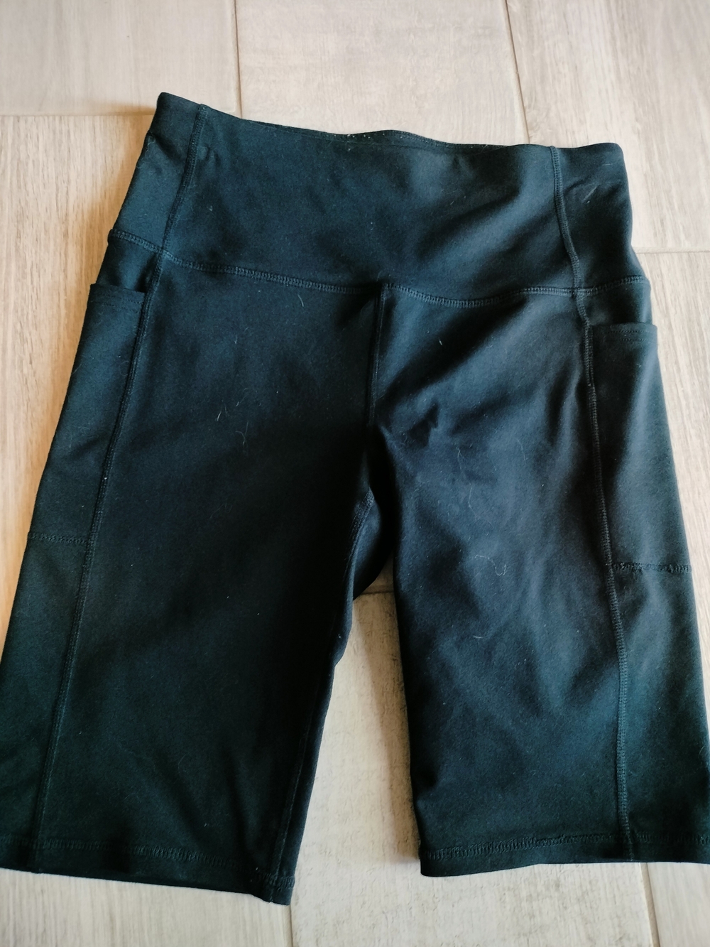 Skechers Black Women's High-Waist Athletic Bike Shorts
